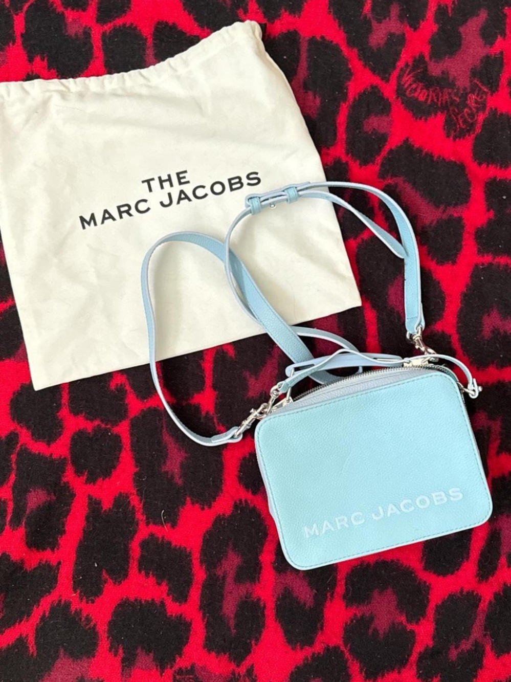 The Marc Jacobs Sky Blue Box Bag Crossbody Camera Bag